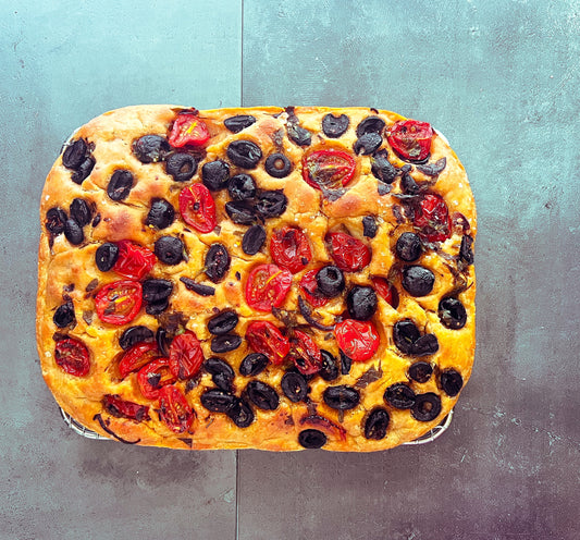 Spicy Sourdough Focaccia